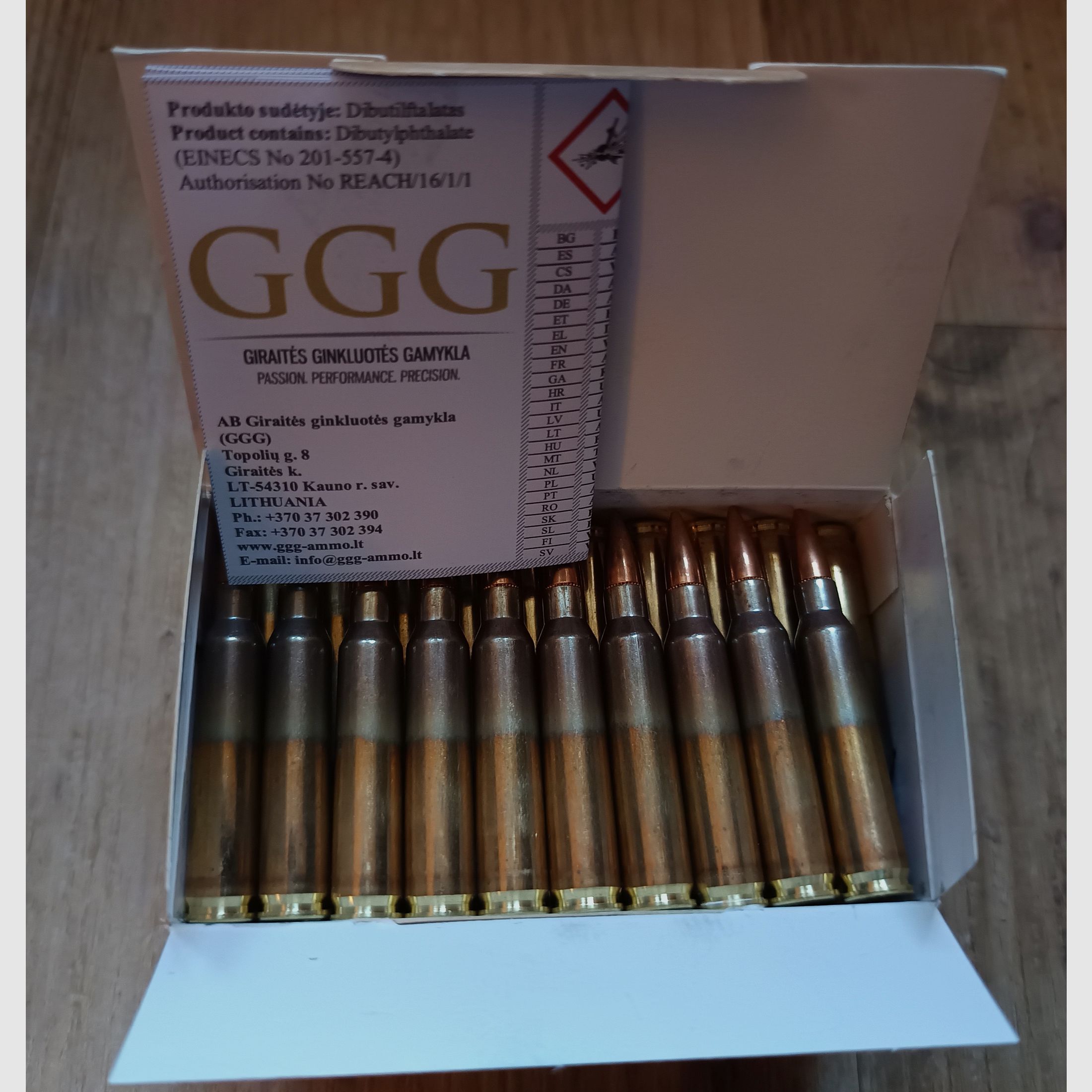 450 Schuss Munition .223 Rem, Neu & originalverpackt 