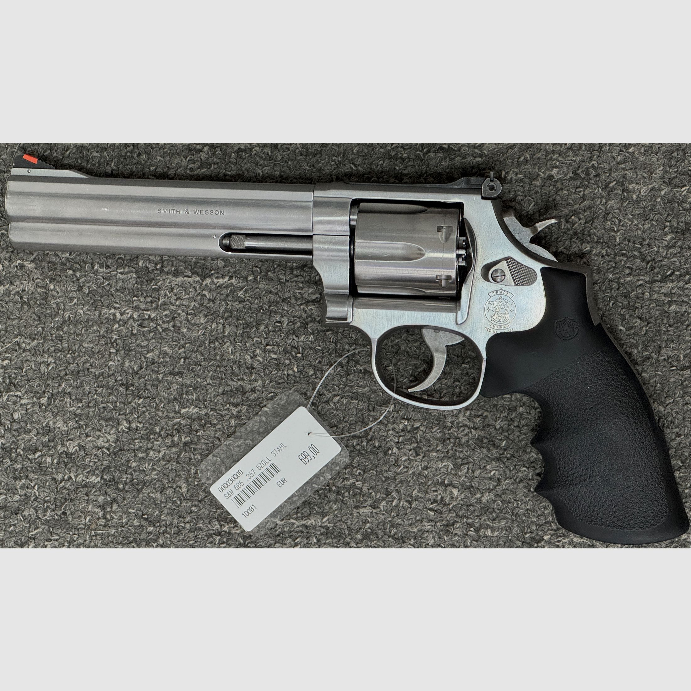 Smith&Wesson 686 Stainless 6 Zoll Lauf .357Mag. Revolver 