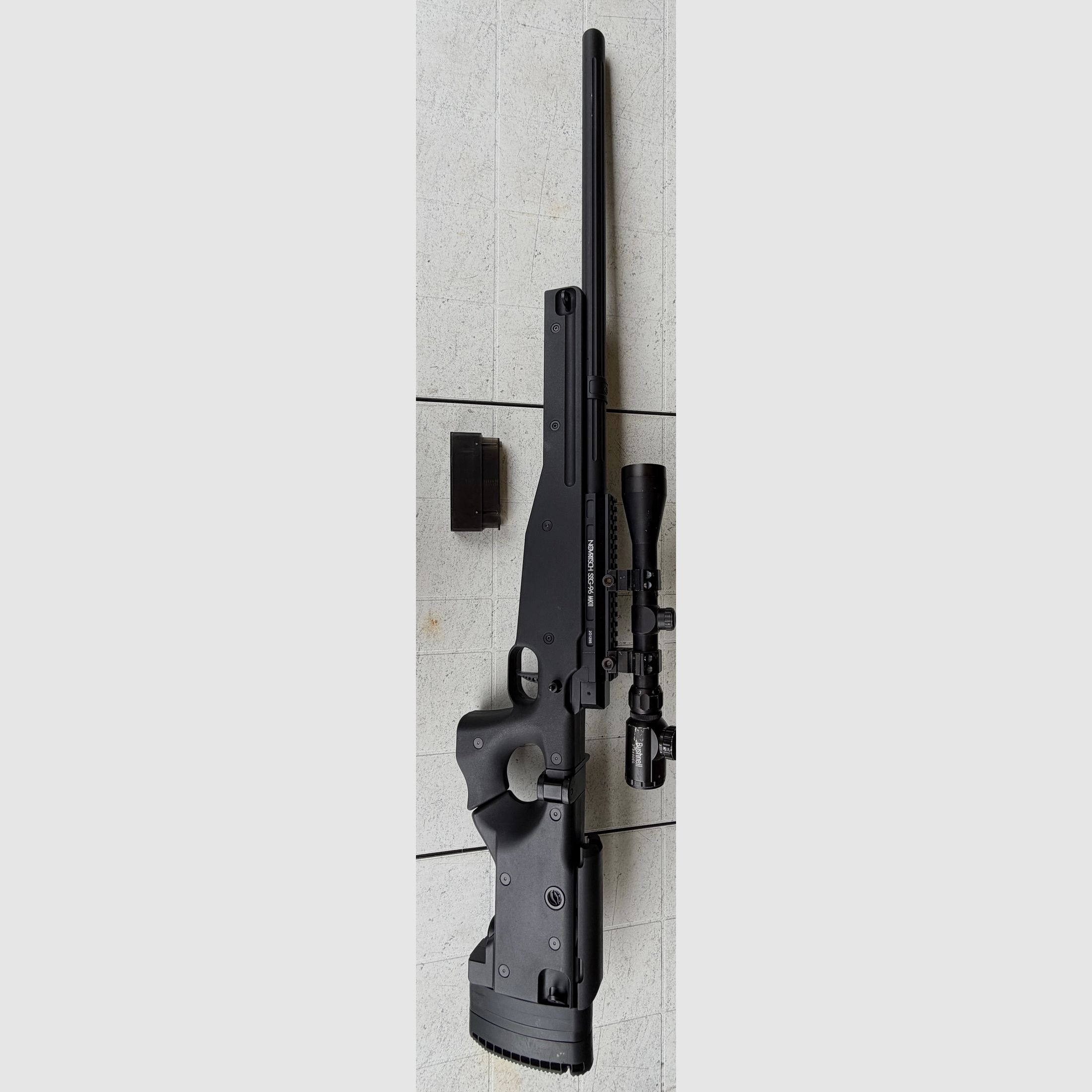 Airsoft Sniper Scharfschützengewehr Novritsch SSG 96 MK 2 mit Zielfernrohr und Montage , Bild 2 von 4