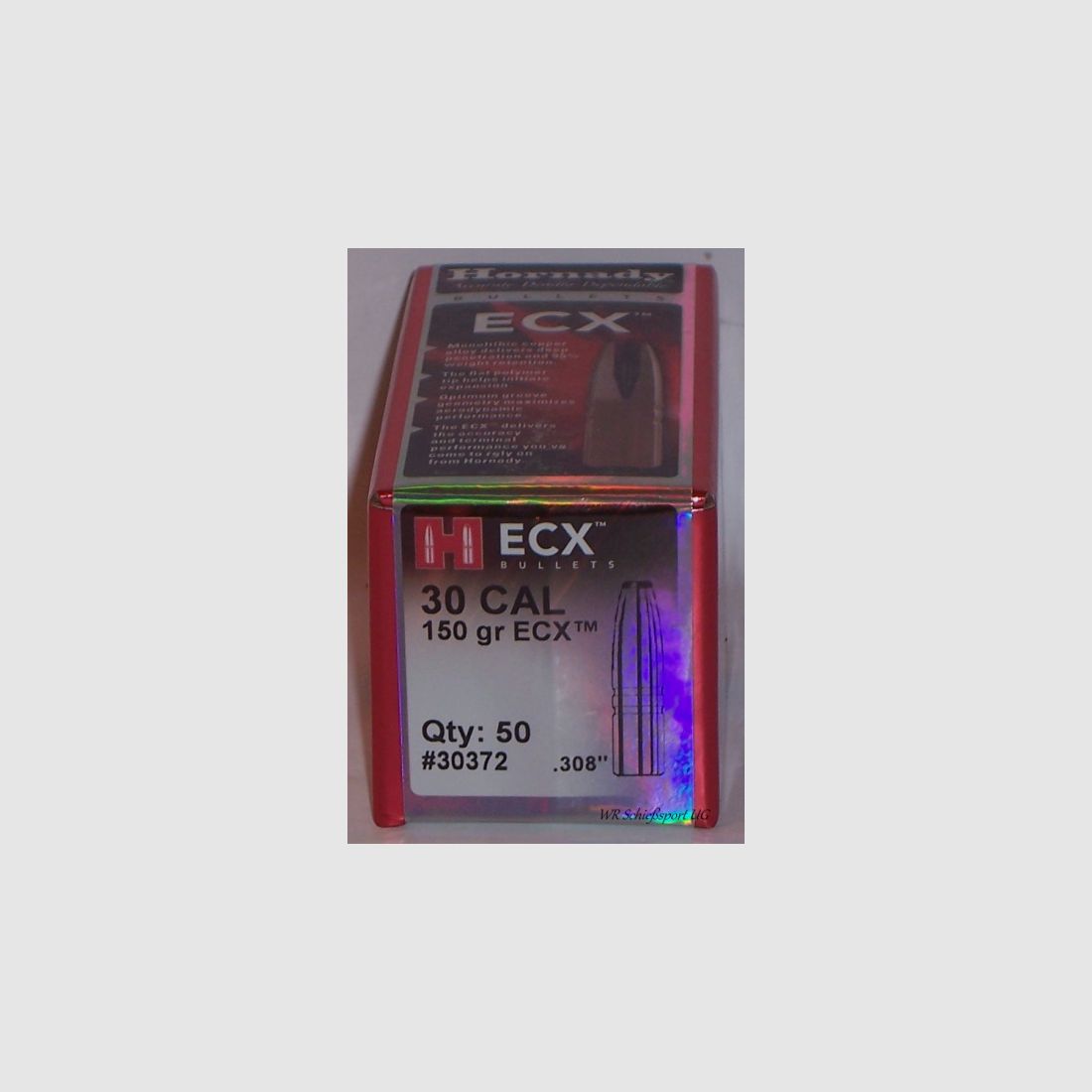 50St. HORNADY .30(.308Dia.) - 150 - ECX - bleifreies Jagd-Geschoss -#30372