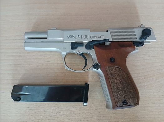 Walther P88 Holz Schreckschusspistole, sehr gutes Angebot!.