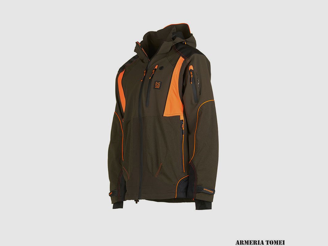 UNIVERS – JACKE X PRO MASTER U-TEX GRÜN/ORANGE, Bild 2 von 5