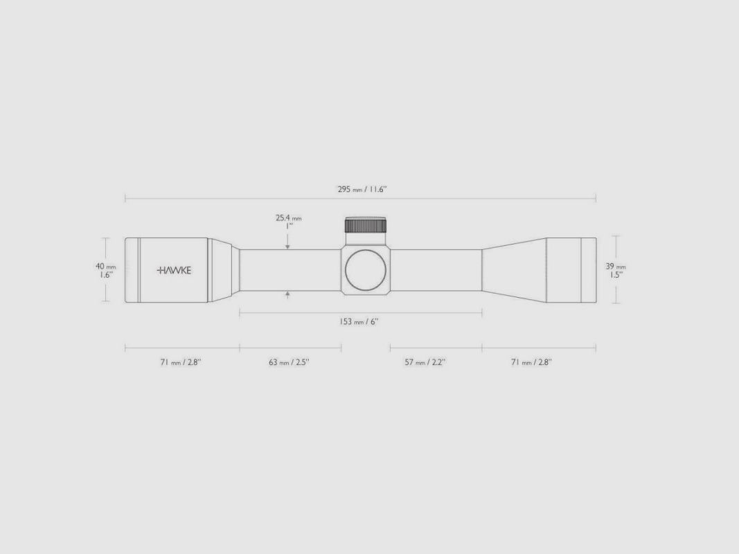HAWKE FAST MOUNT 4X32 MIL DOT, Bild 6 von 7
