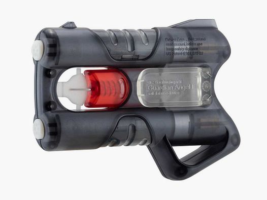Pistolet de défense Piexon Guardian Angel III gel OC noir - 2 jets