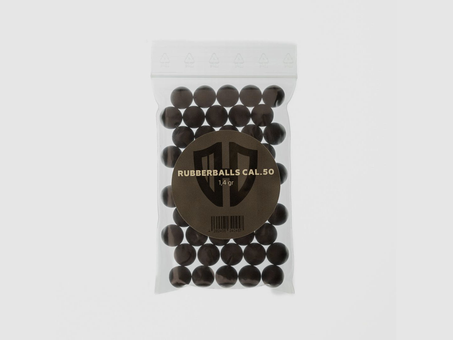 50x rubber balls cal.50 | hdr.50 | hdp.50 | extra hard | 1.1 grams | t4e