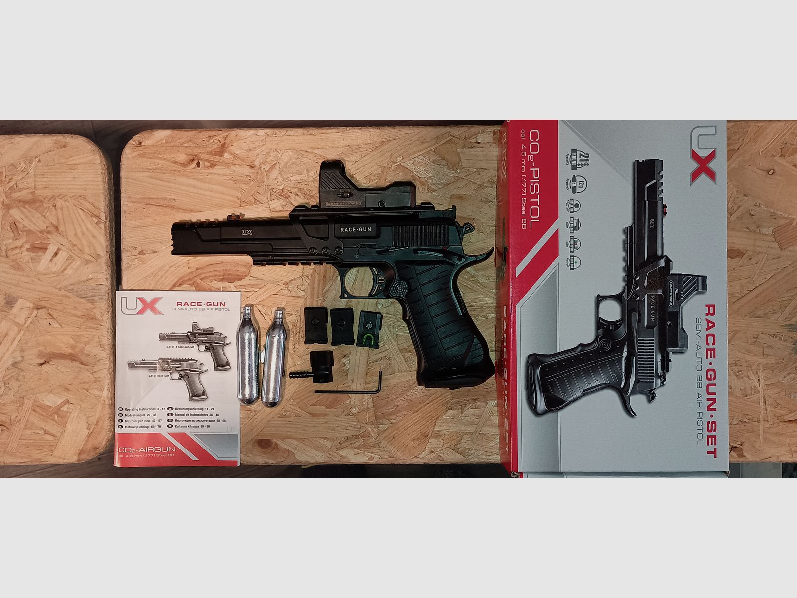 Pistolet à air comprimé Umarex Race Gun 4,5 mm BB