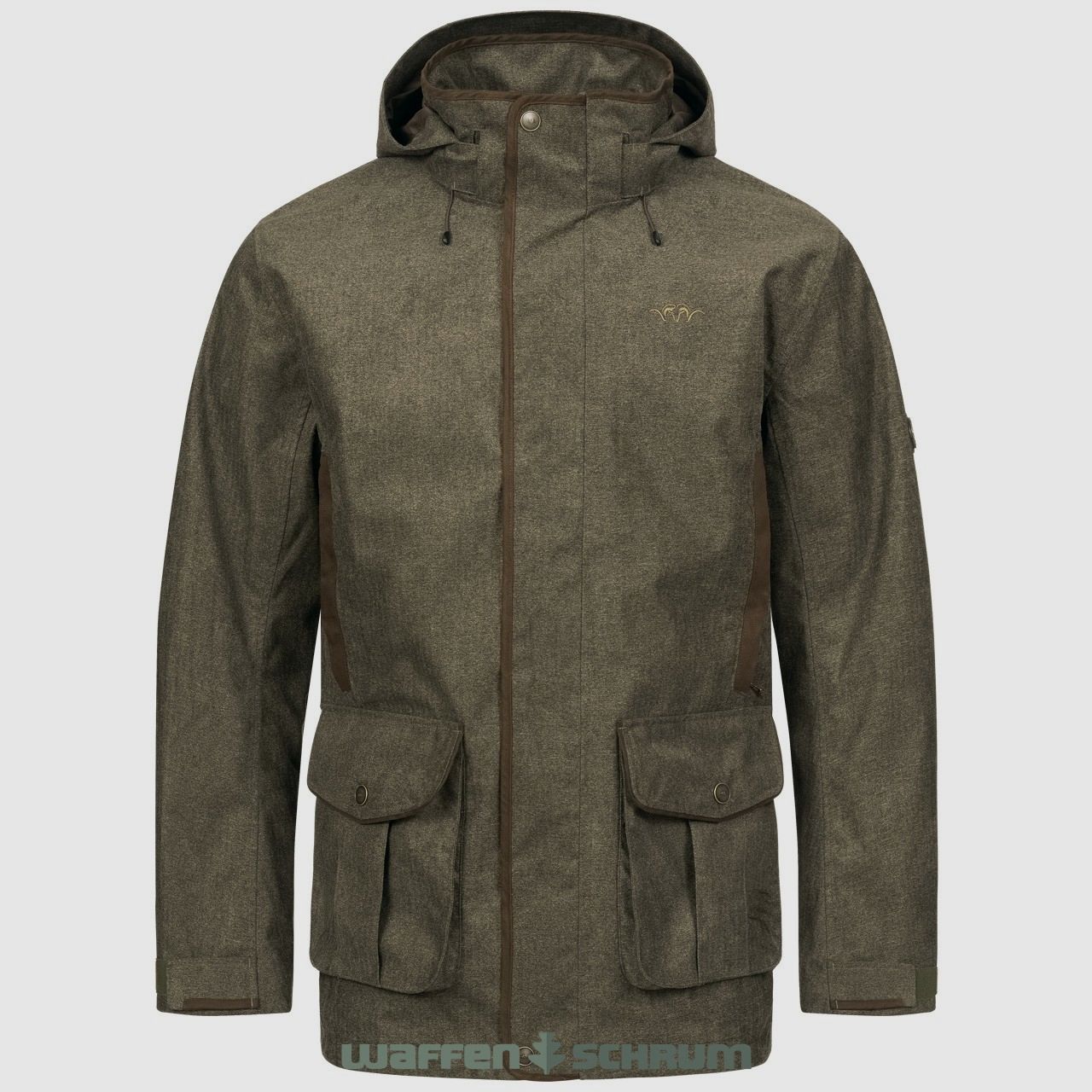 Giacca Blaser Vintage Wing Marrone scuro mélange