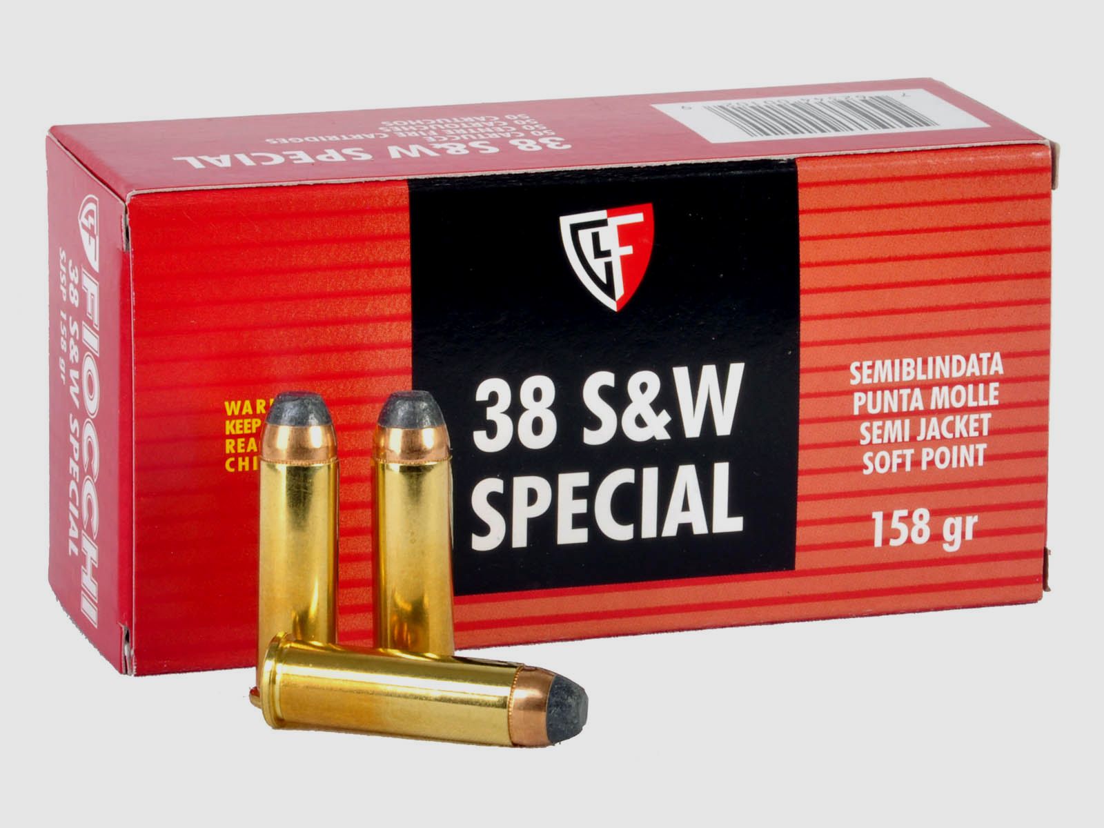 Fiocchi .38Special TM SJSP 10,24g - 158gr.