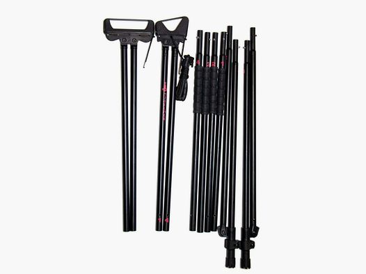 Mjoelner Hunting Zielstock 4-Beinig Alu / schwarz / FENRIS II