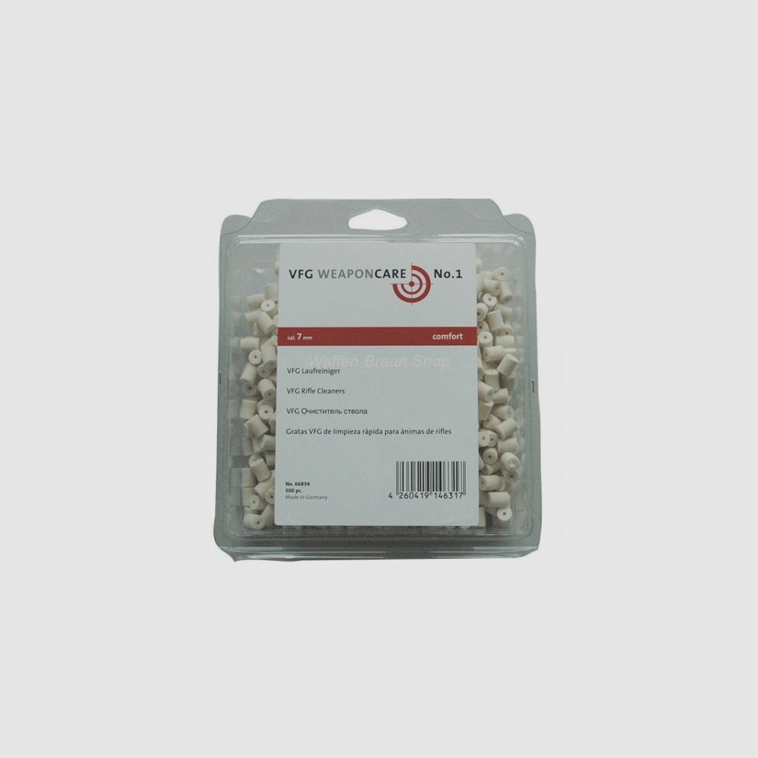 Limpiador de carrera VFG, No. 66834, 7 mm