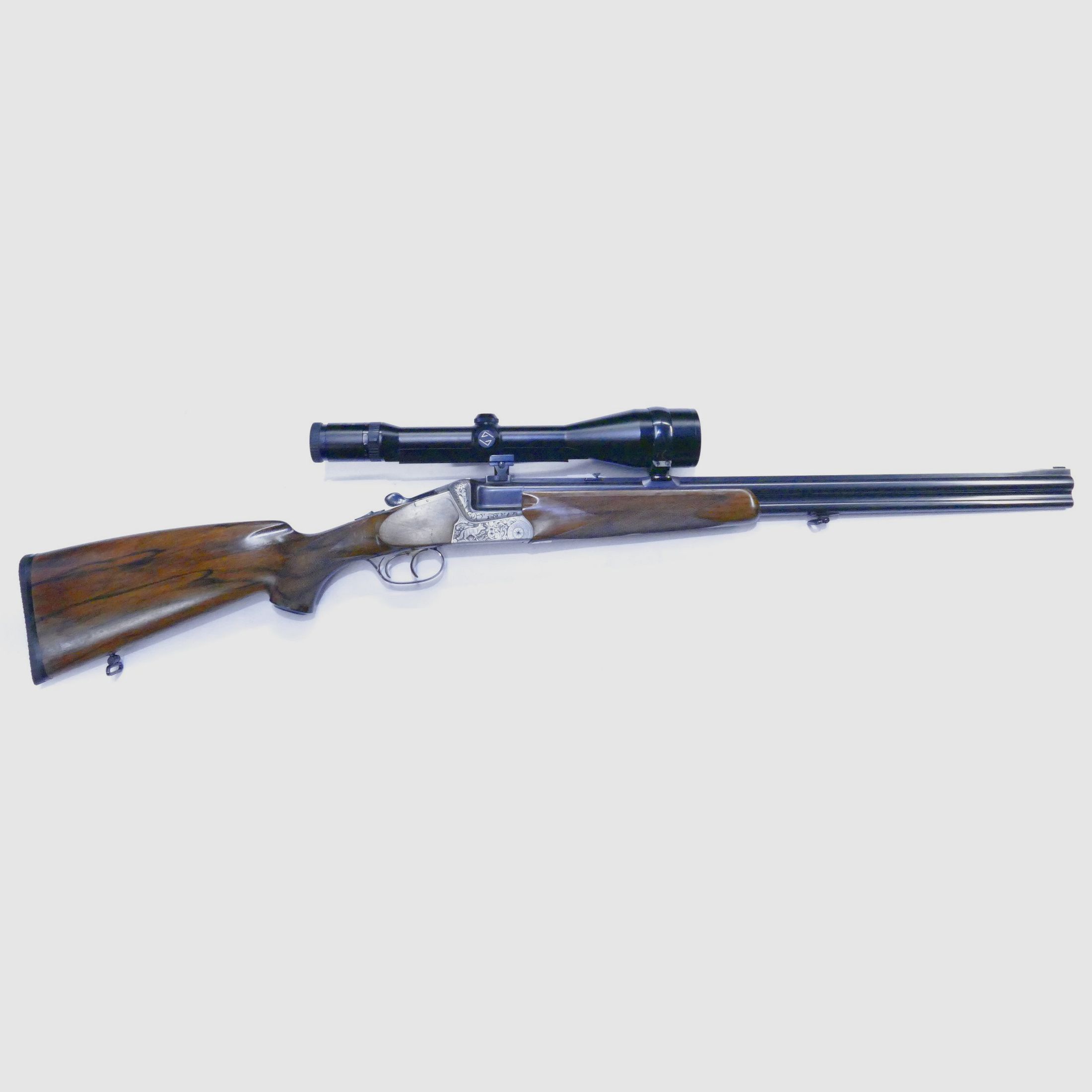 Heym Mod. 55 9,3x74R E-Lauf 8x57 IRS Bergstutzen