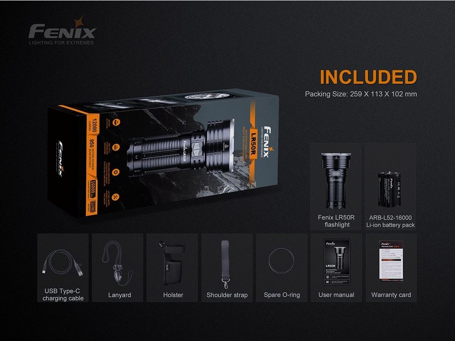 Fenix LR50R, zdjęcie 2 z 5
