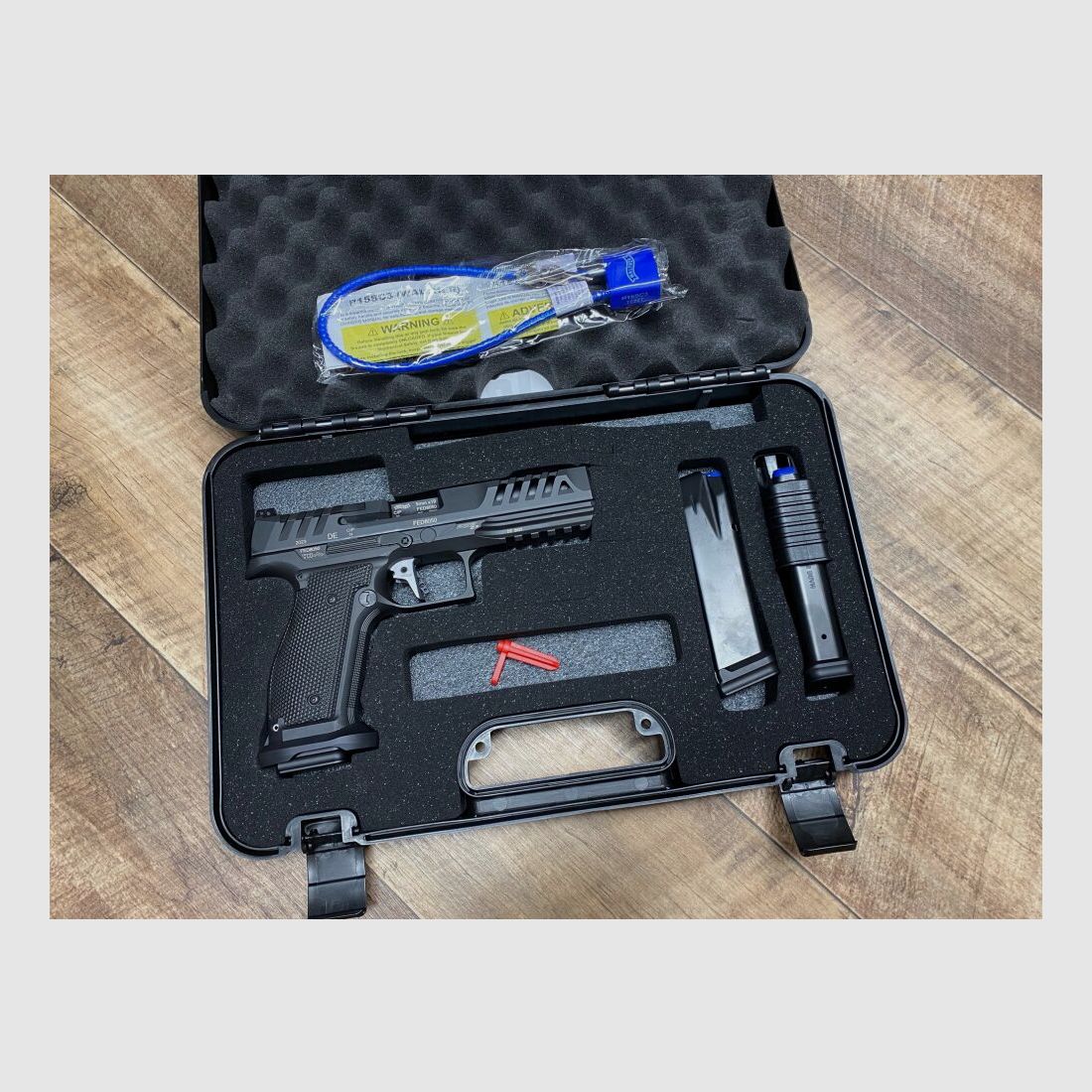 Walther PDP FULL SIZE 5" STEEL FRAME MATCH 9mmLuger, image 1 of 3