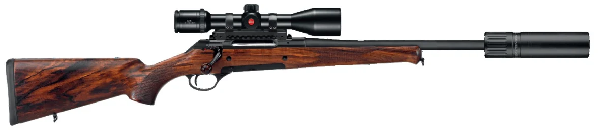 Moderator dźwięku Haenel JGR .30 M15x1 49,5x200mm, 6,5×55, 7×64, 7mmRemMag, 270Win, 30-06, 308Win, 6,5Creedmoor, 300WinMag (Spressor, cywilny), zdjęcie 2 z 2
