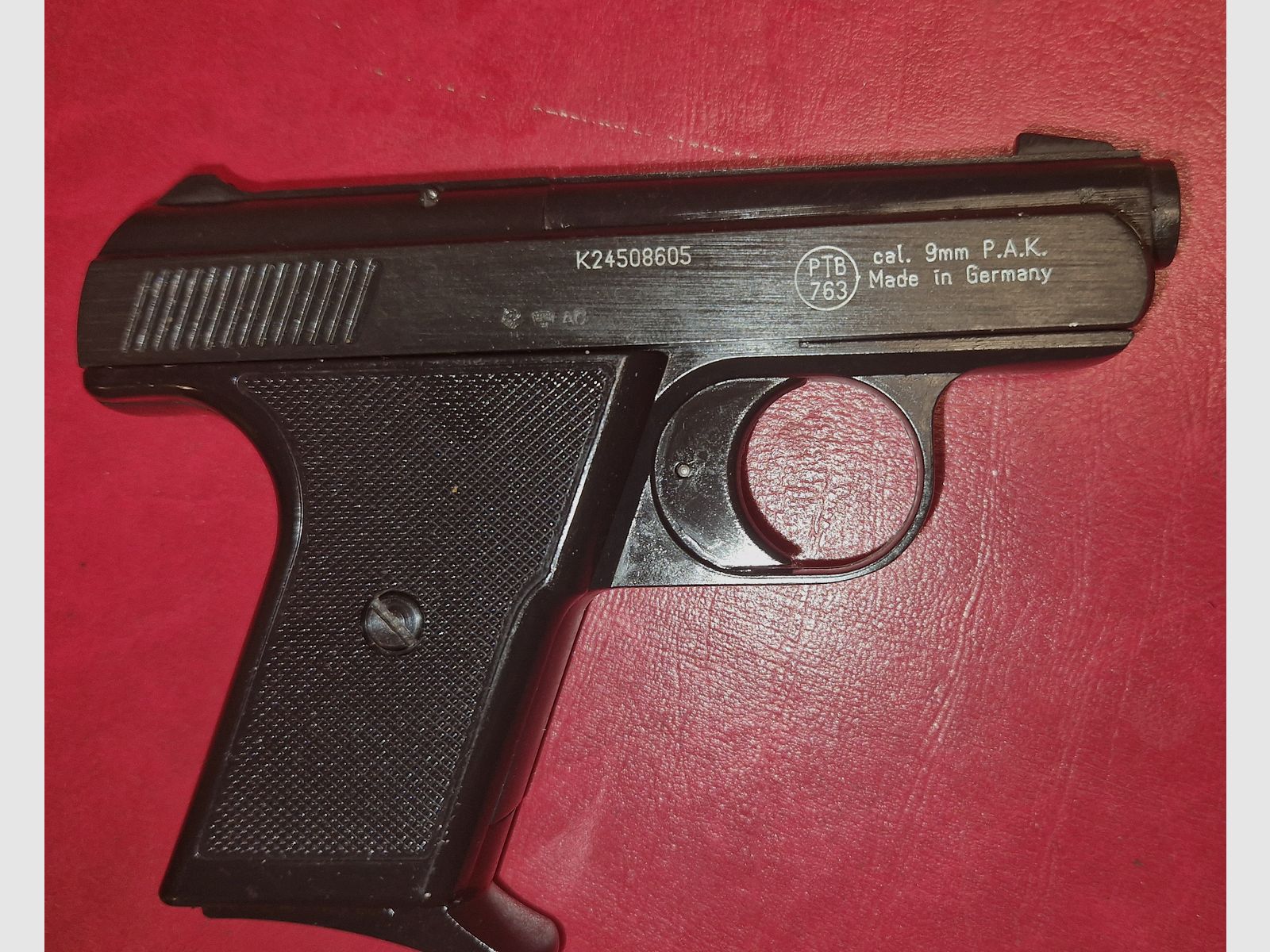 RECK MOD. GOLIATH/ senza accessori / cal. 9mm P.A.K. / PTB 763 / PISTOLA A GAS SCHRECKSCHUSS SILVESTER DIFESA PERSONALE COLLEZIONE / ------>! LEGGI LA DESCRIZIONE ! <------