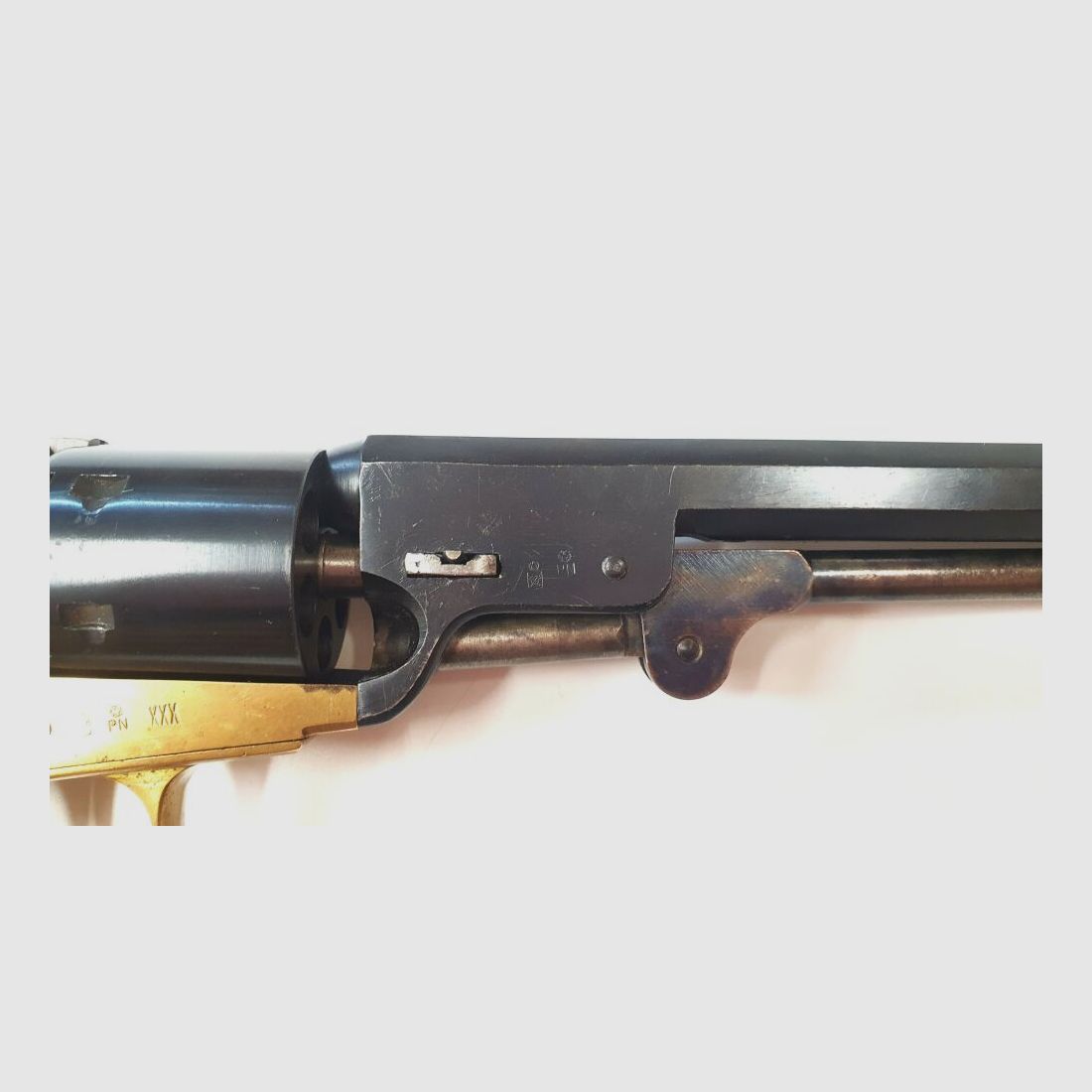 Revólver de percusión desconocido 1851 Navy, calibre .36 Black Powder cañón de 7,5 pulgadas