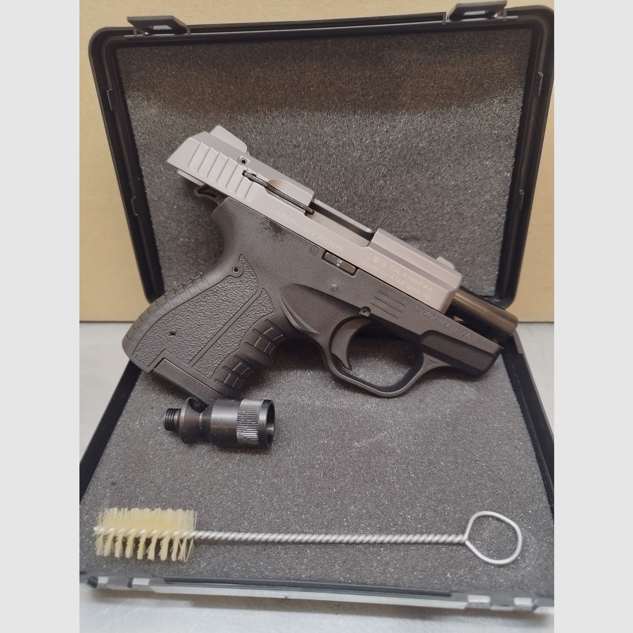 Zoraki 906 pistola a salve 9mm finitura titanio !!Nuovo!!