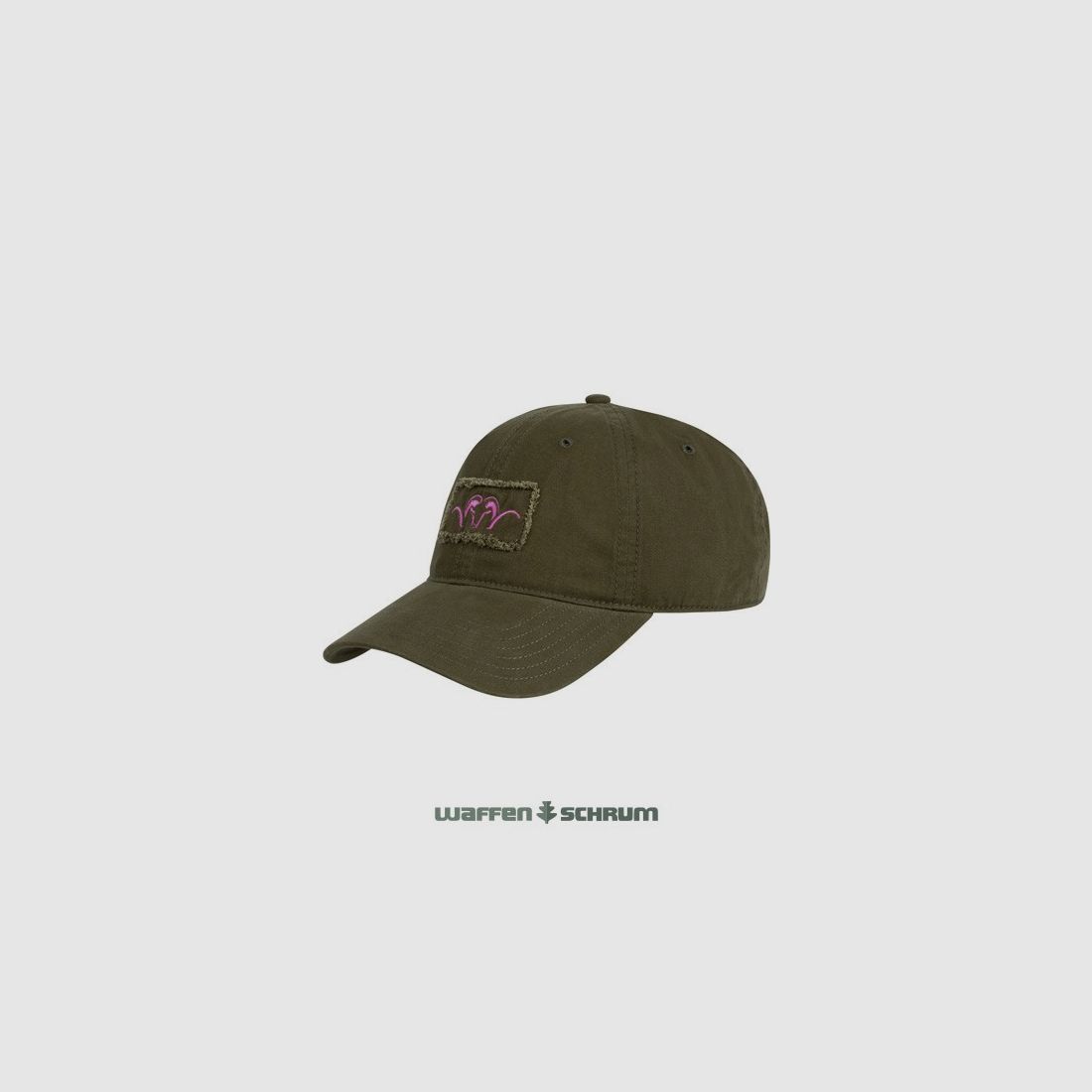 Blaser Cap Argali Woven Badge  Dunkel Oliv/ Heidekraut