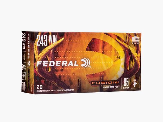 .243 Win. Fusion 6,2g/95grs. Federal Ammunition