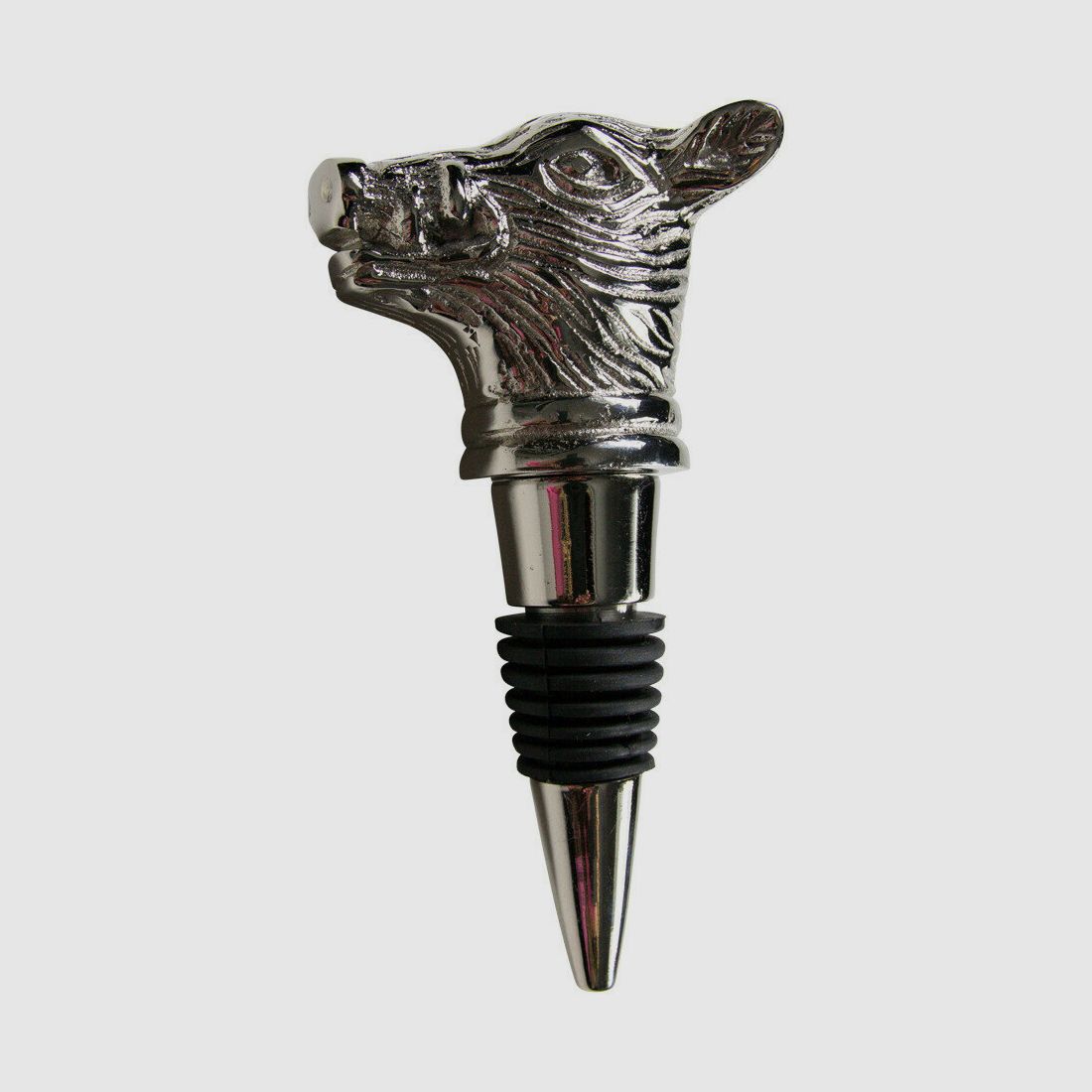 Lovergreen Accessoires Motiv Wildschweinkopf als Aluminium-Korken für Weinflaschen
