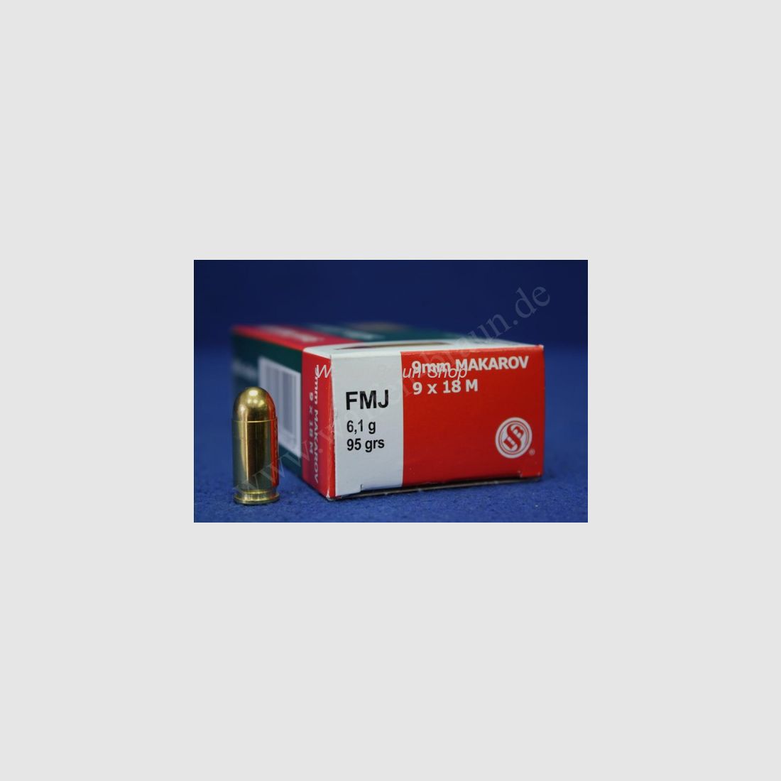 S+B 9mm Mak. FMJ 95grs. 50St
