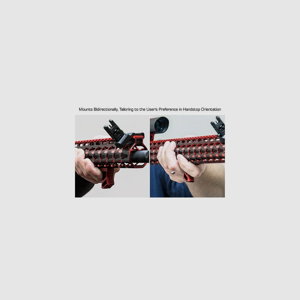 Handstop Grip Aluminium Keymod UTG UTG, afbeelding 8 van 10