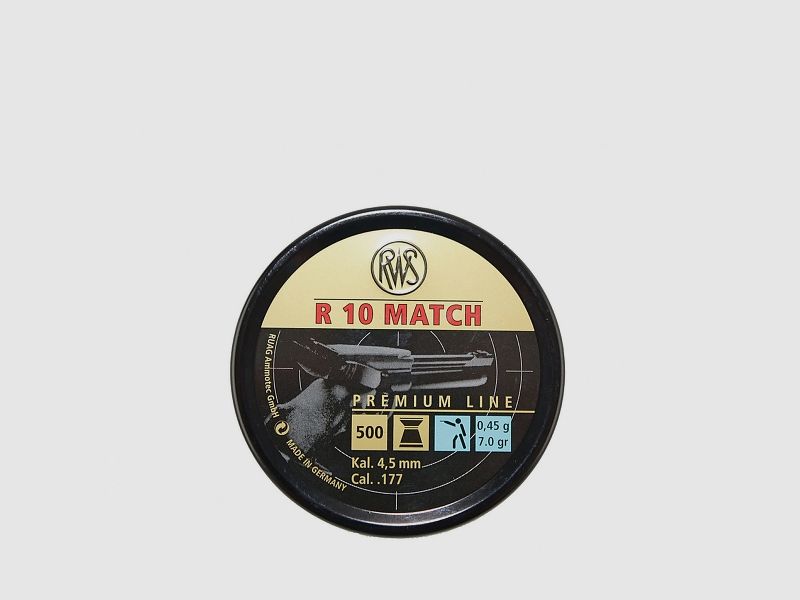 RWS R10 Match Pistole 4,49 (x500)
