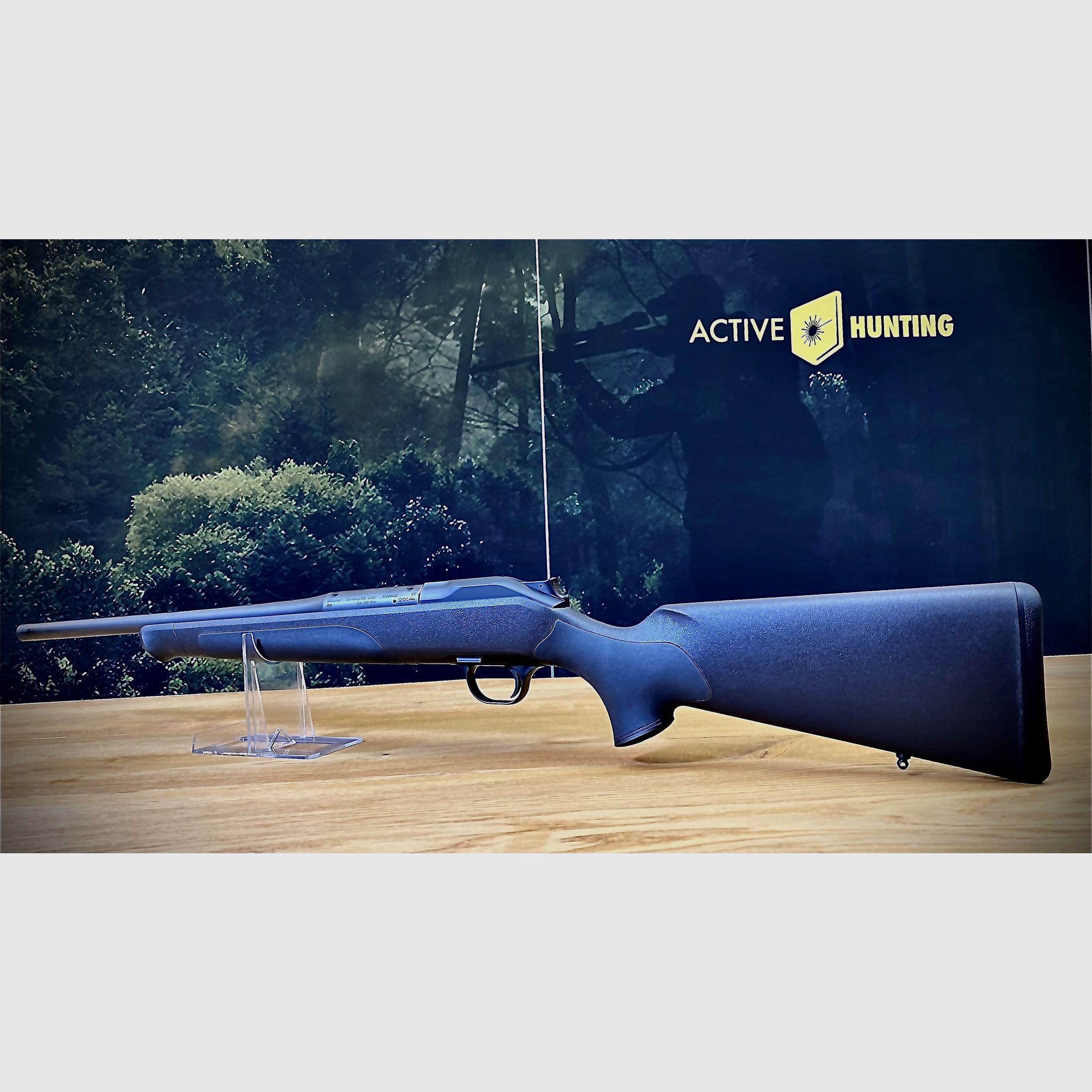 Blaser R8 Professional Schwarz Braun / Elastomer Einlagen / M15x1 Kaliber&Lauflänge nach Wahl