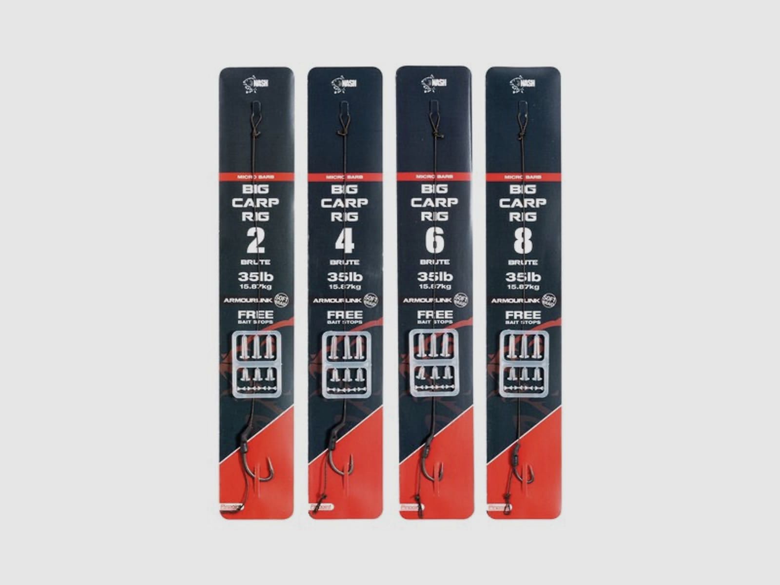 Nash Big Carp Rig Micro Barbed