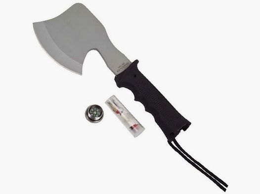 Axe with survival capsule