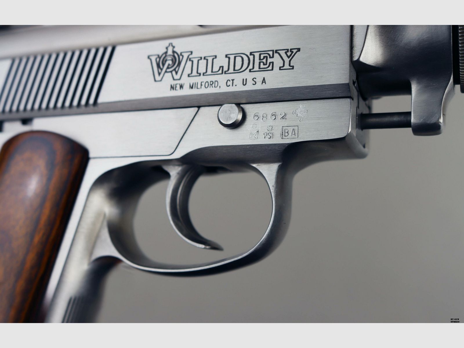 Pistola Wildey mod. 455 Survivor cal. 45 Win. Mag. nº de serie 2913, imagen 10 de 22
