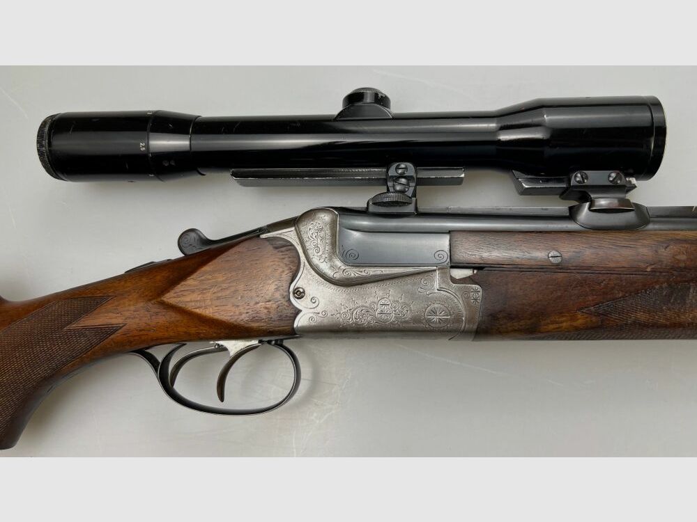 Merkel 210 escopeta de doble cañón