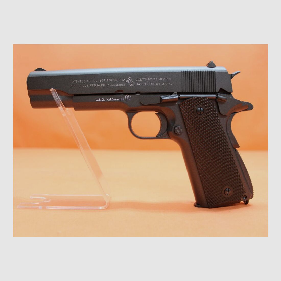 KWC. Airsoft CO2BB 6mm(Bullet) Colt® M1911A1 Pistole System CO2-Blow-Back (Semi-Auto)/ BAX S