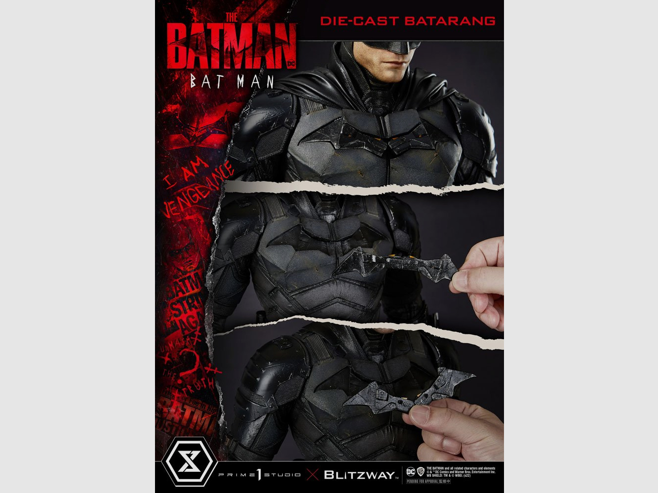 The Batman Museum Masterline Statue 1/3 Batman Bonus Version 79 cm | 42996