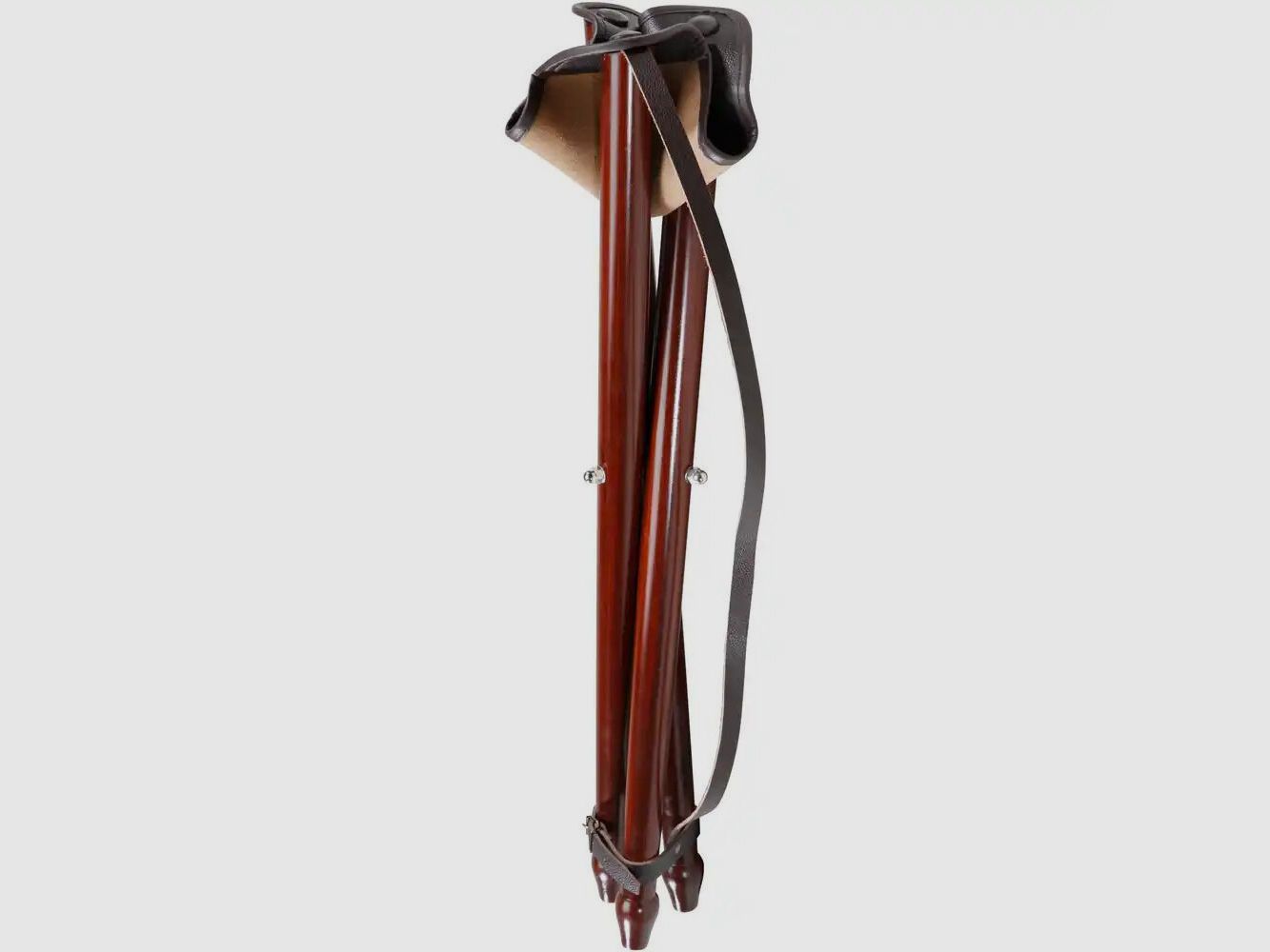 Wald&Forst Dreibein Sitzstuhl m. Leder 65 cm