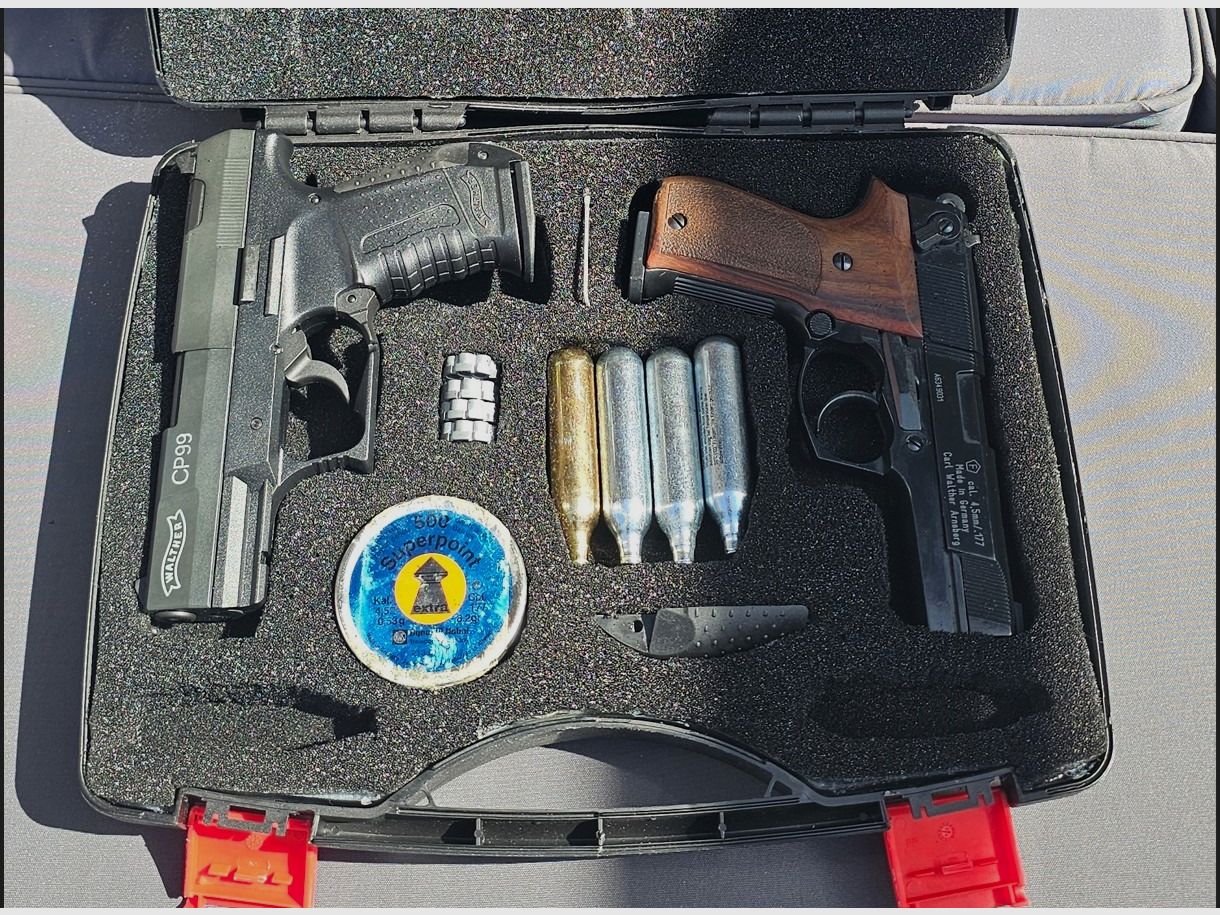 Walther CP88 + Walther CP99  im Koffer