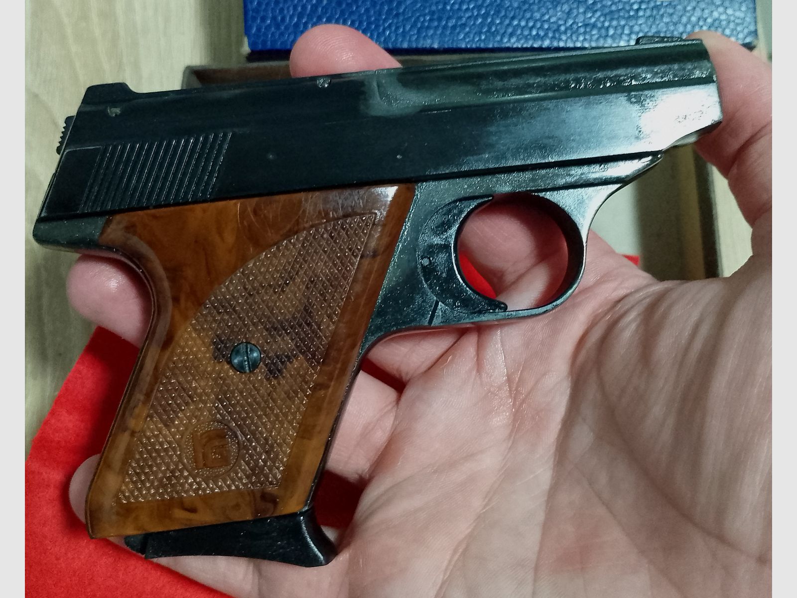 Seltene Röhm RG 8 im Kaliber 8 mm Knall/ PTB 154 mit OVP!
