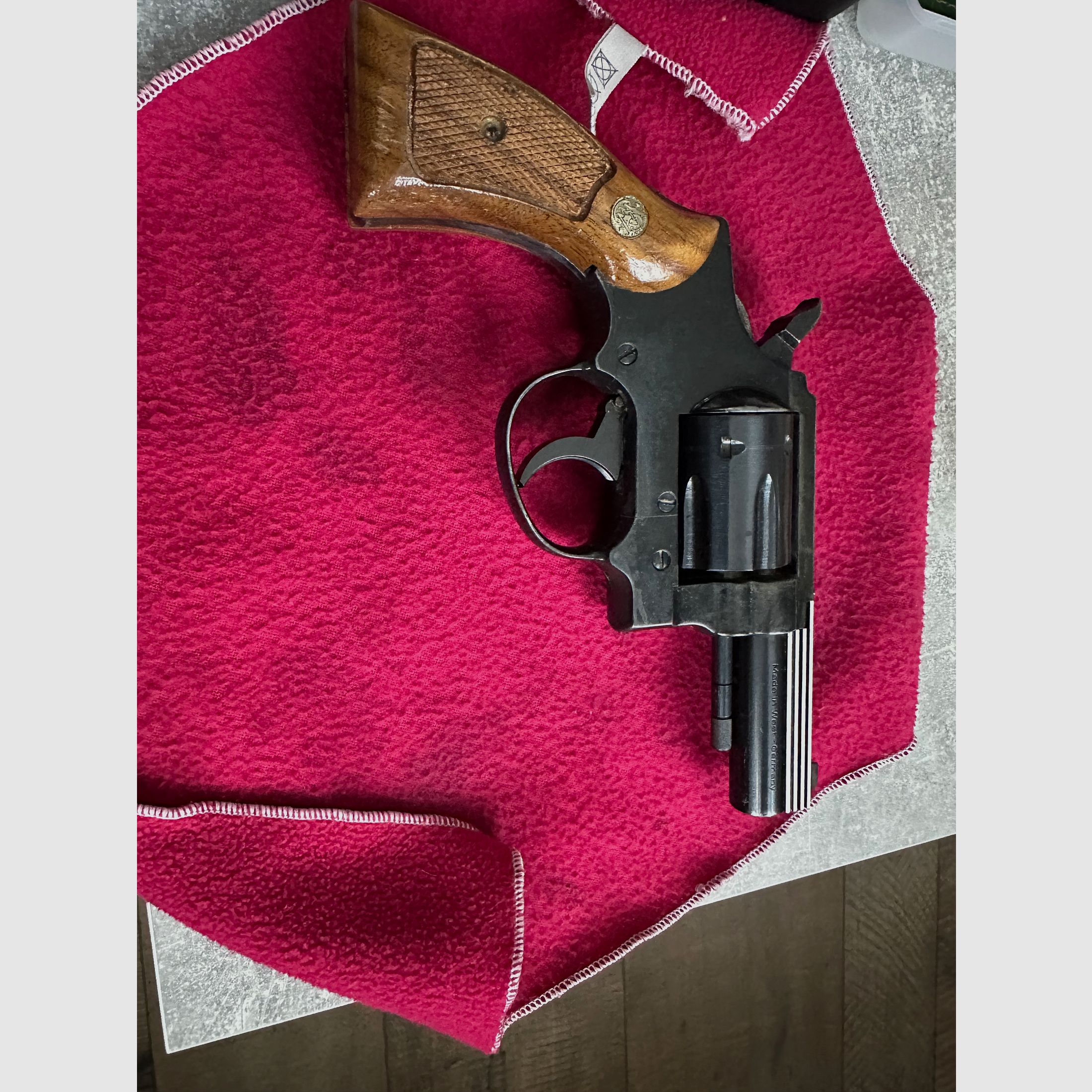 Reck Wildcat model Panther PTB 178 with S&W grips cal. 380 blank
