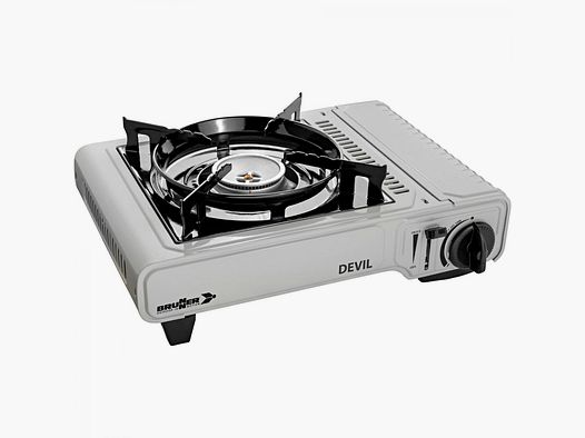 Cartridge cooker with piezo ignition
