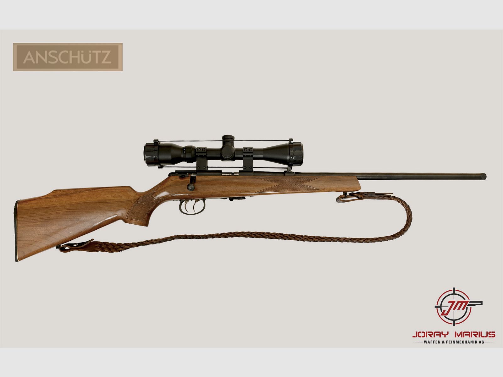 Fucile a otturatore Anschütz .22lr con canna filettata, immagine 1 di 2