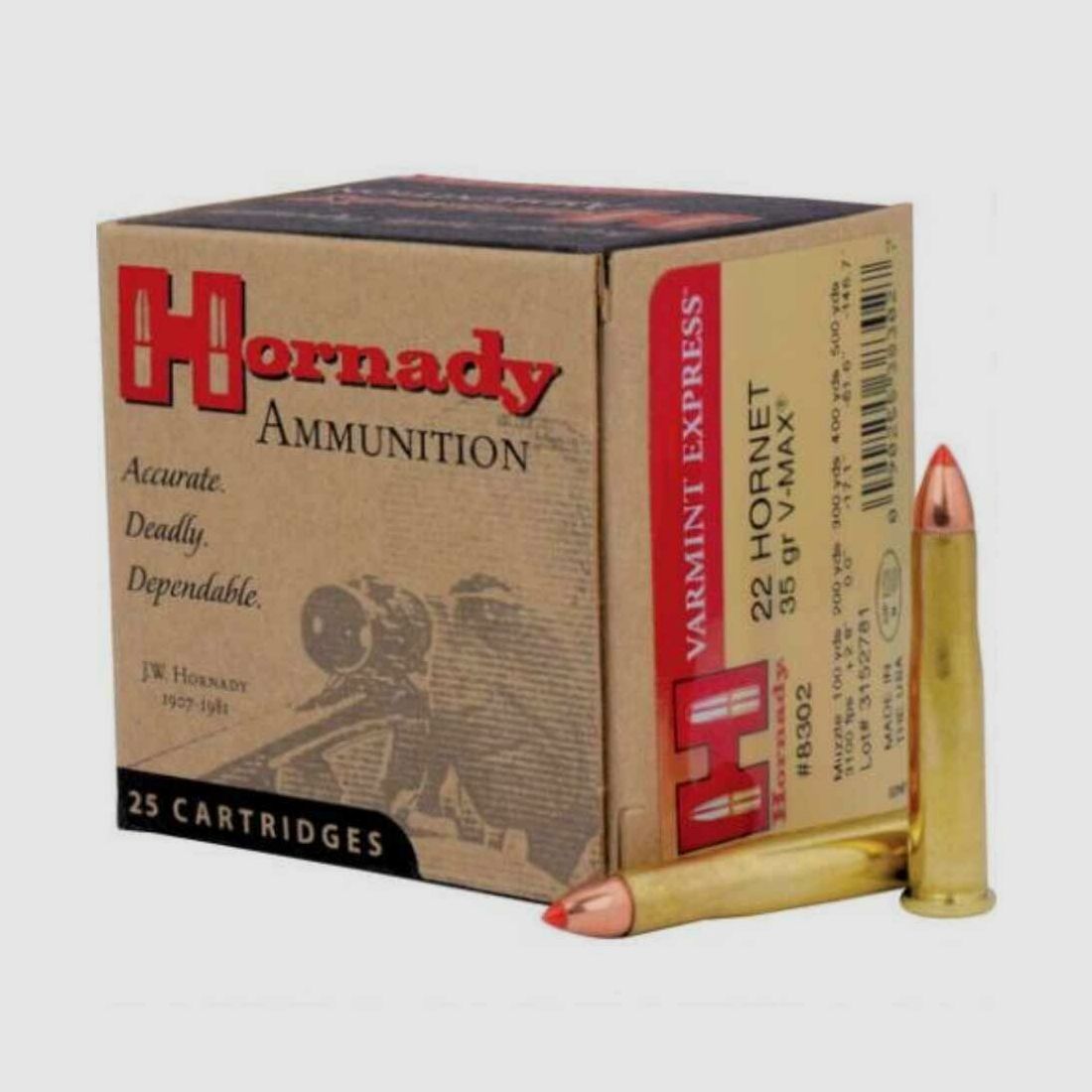 Hornady SF V-Max 35grs - 25Stk