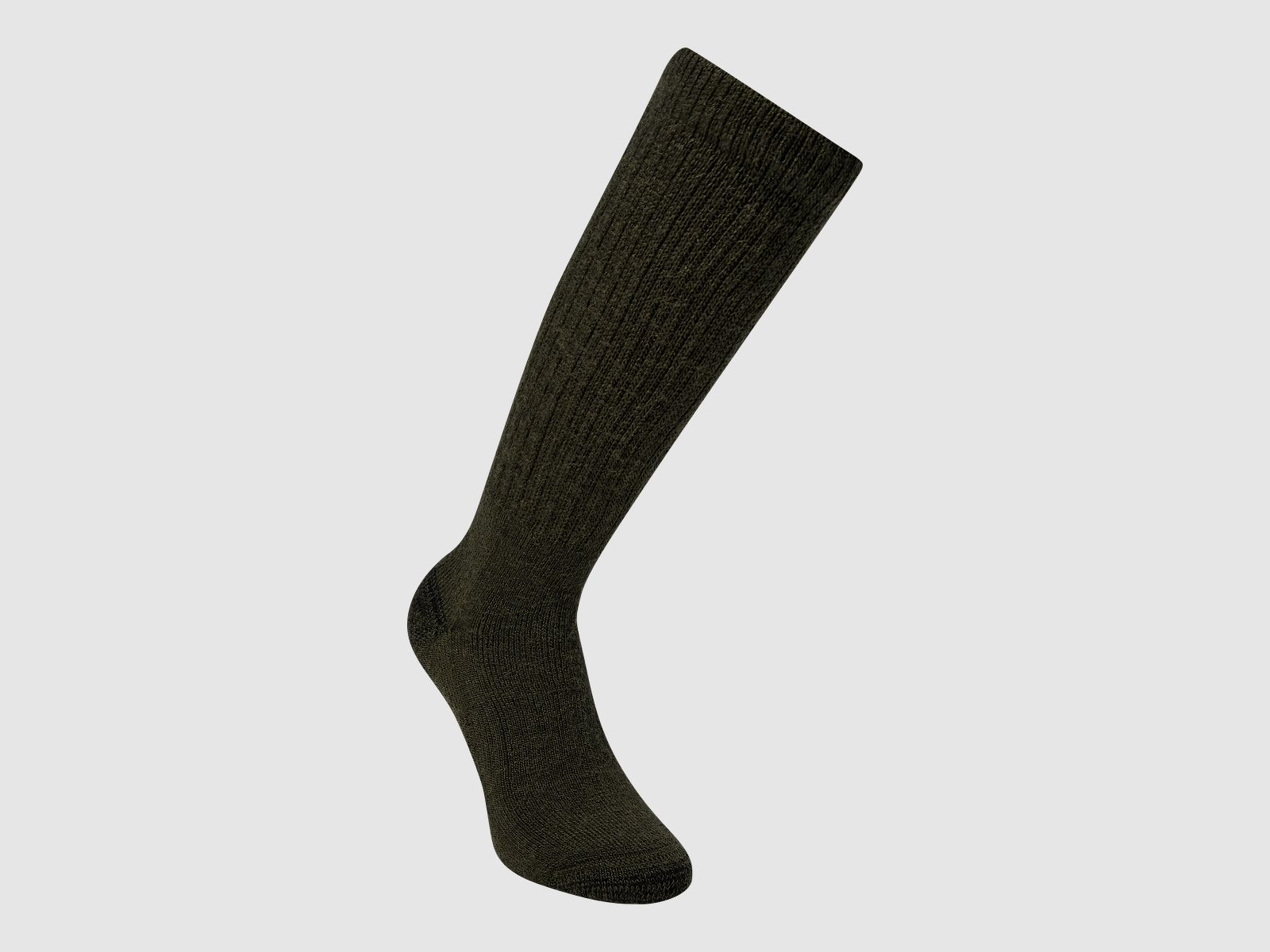 Wool-Silk Socks - Forest Green - Size: 40/43