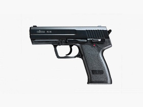 RÖHM RG 96 - SCHRECKSCHUSS-PISTOLE - 9 MM P.A.K. - BRÜNIERT