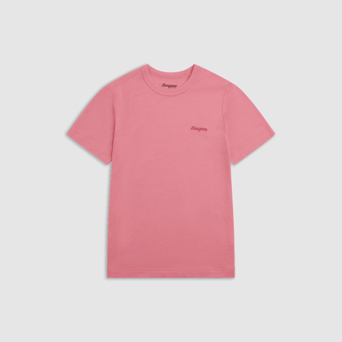 Bergans Logo Merino Tee Women Cherry Blossom M