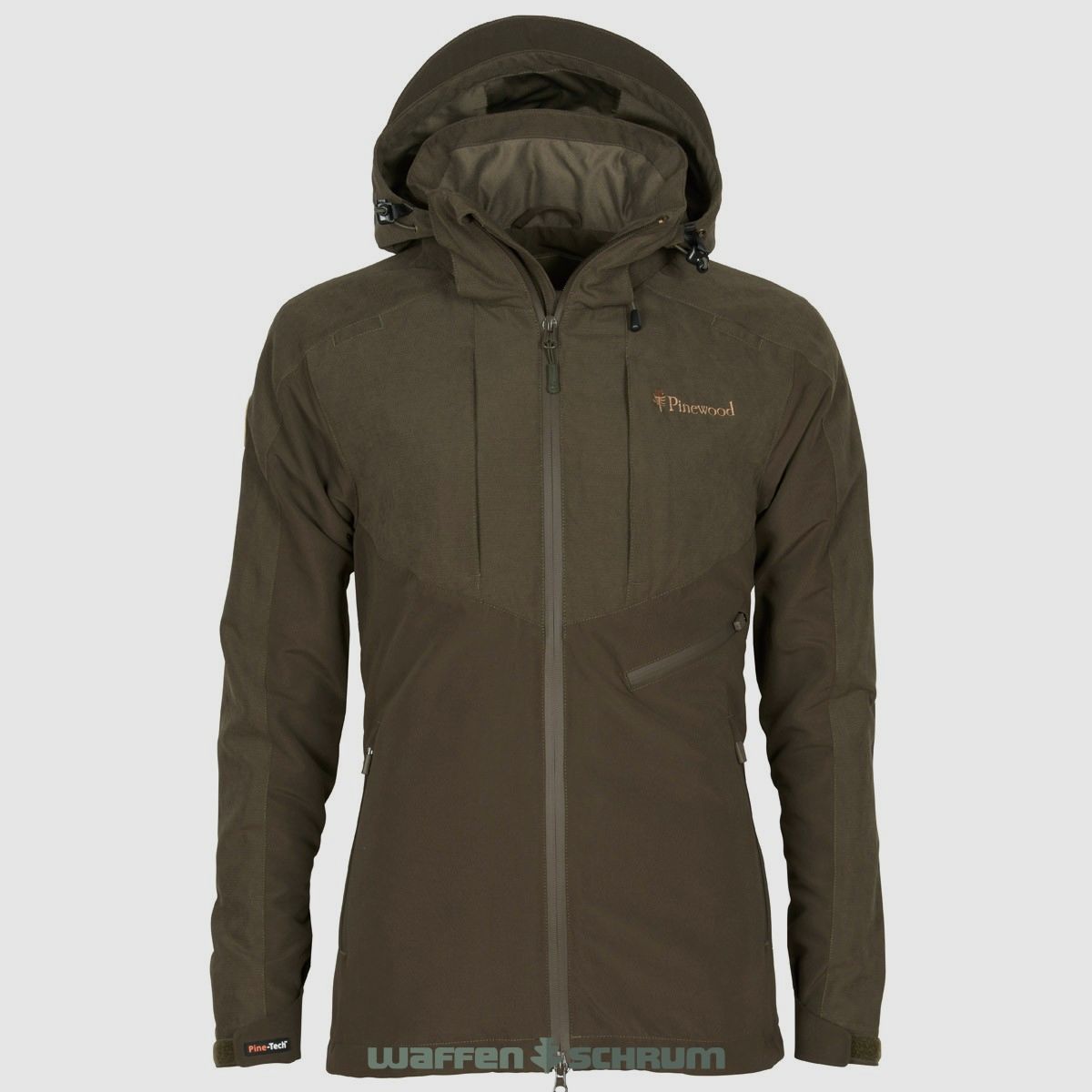 Pinewood Jacke Furudal Caribou Jacht Extreme Suède Bruin/D.Olive