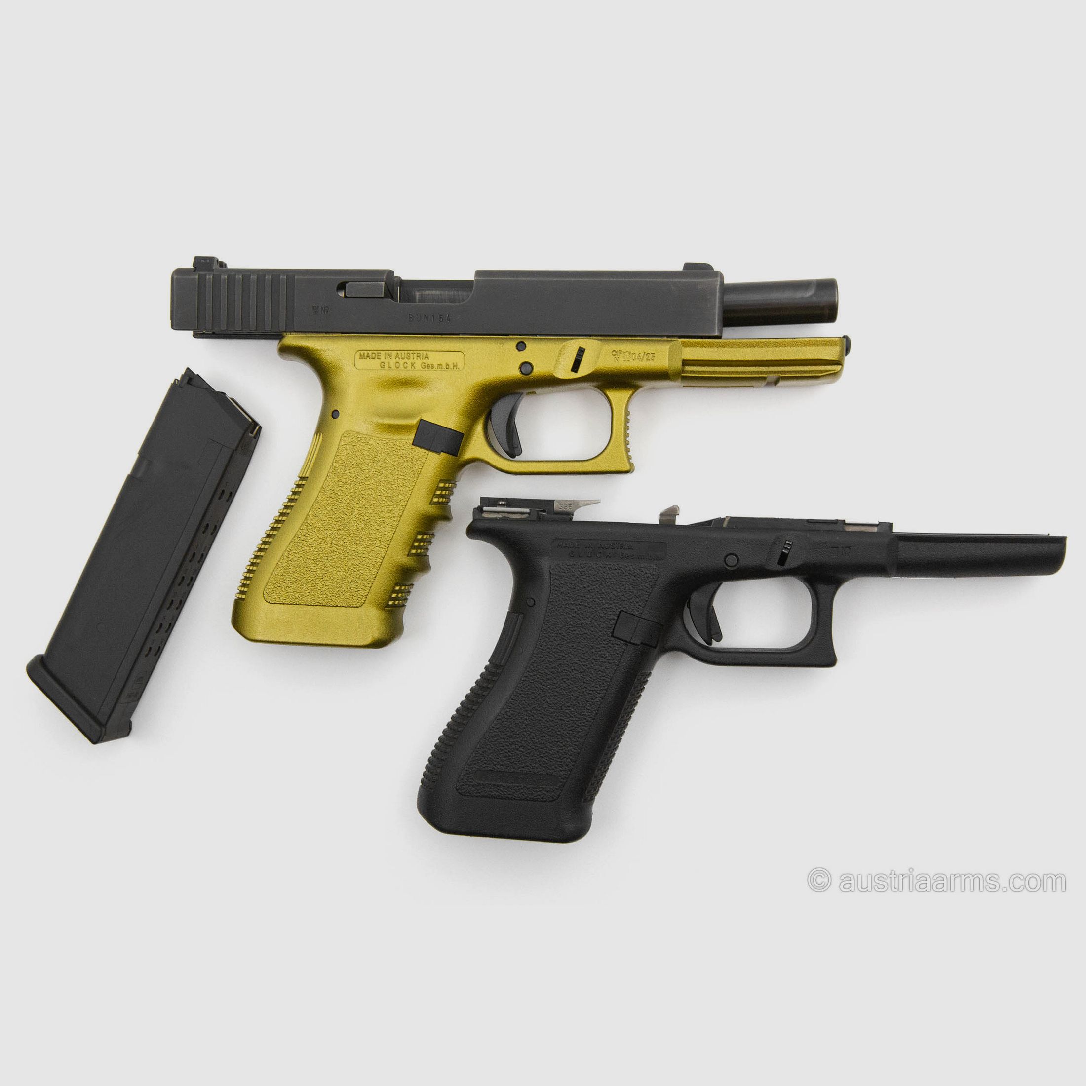 Glock 17 Gen3 „Goldrush“, 9 x 19 mm, Gebrauchtwaffe, Bild 2 von 5