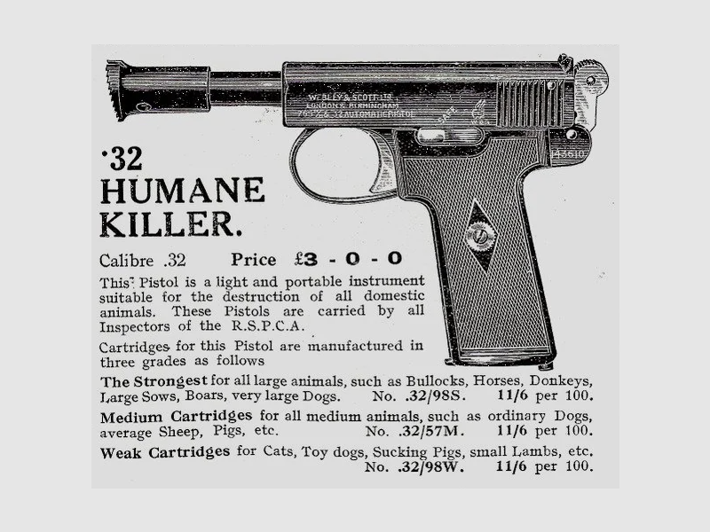 Pistolet Webley & Scott mod. 1913 Humane Killer cal. 7,65 mm n° de série 137420, image 14 sur 14