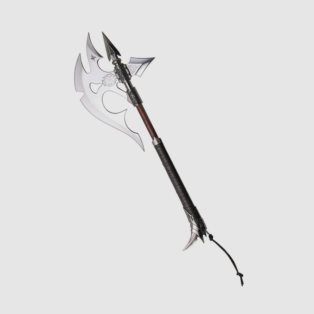Légion Noire Hache de Guerre avec des runes gravées