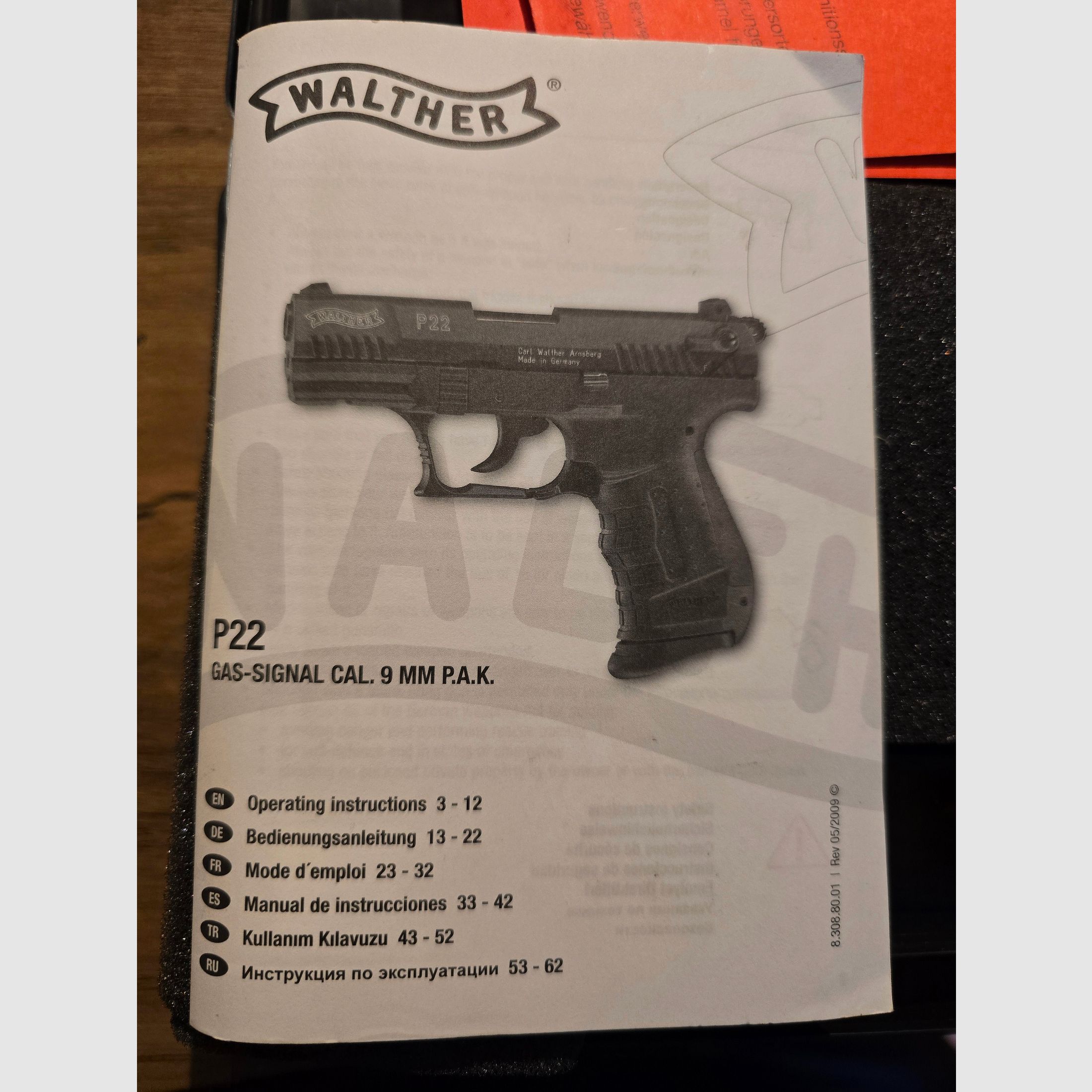 Walther p22 Gas -Signal Cal.9mm P.A.K Nur Abholung!, Bild 2 von 3