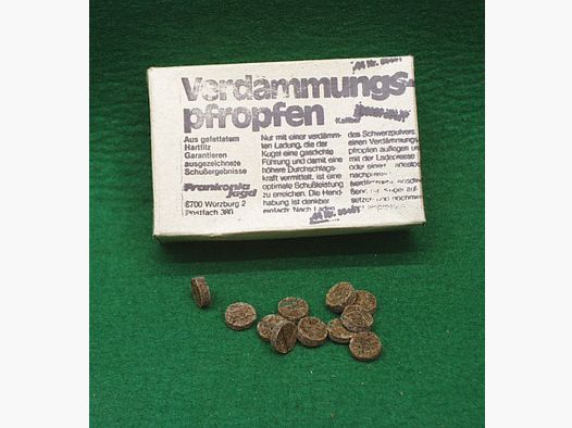 Melchior Hess Hartfilzpfropfen/Dämmpfropfen, gefettet, 3-4mm